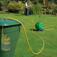 Watering using a water Butt