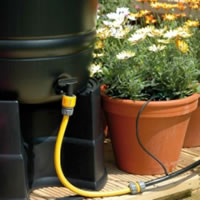 watering with a water butt
