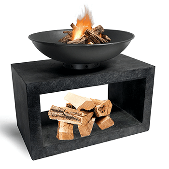 Image of Firebowl & Rectangle Console Granite