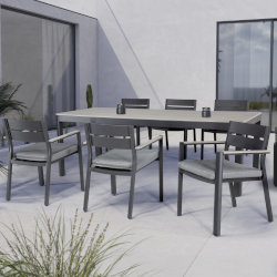 Small Image of Kettler Gio 6 Seater Dining Set