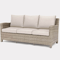 Extra image of Kettler Palma Sofa Set with Firepit Table in Oyster and Stone
