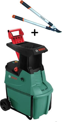 Bosch Garden Shredder Promotion - 2200W Quiet Shredder AXT 22D