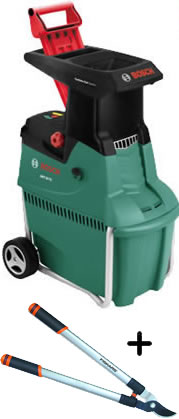 Bosch Garden Shredder Promotion - 2300W Quiet Shredder AXT 23TC