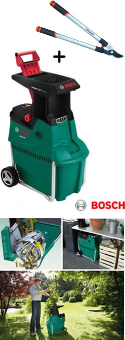 Bosch Garden Shredder Promotion -  2500W Quiet Shredder AXT 25TC