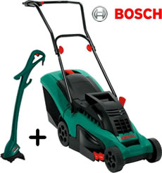 Bosch Rotak 34 Mower and ART 23 Easytrim