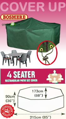 Rectangular Furniture Cover (4 Seater Set) - Bosmere C525