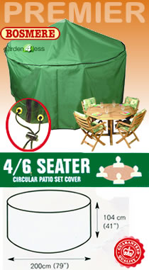 Circular Furniture Cover (4 to 6 Seater Set) - Bosmere P020