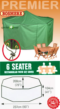 Rectangular Furniture Cover (6 Seater Set) - Bosmere P030