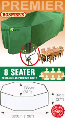 Rectangular Furniture Cover (8 Seater Set) - Bosmere P035