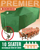 Rectangular Furniture Cover (10 Seater Set) - Bosmere P037