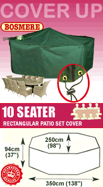 Rectangular Furniture Set (10 Seater) - Bosmere C538