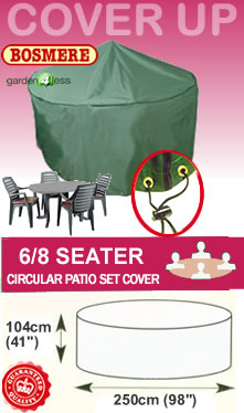 Cirular Furniture Cover (6 to 8 Seater) - Bosmere C523