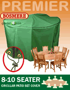 Circular Furniture Cover (8 or 10 Seater Set) - Bosmere P027