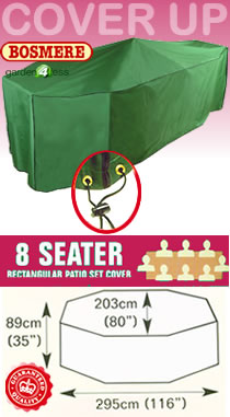 Rectangular Furniture Cover (8 Seater Set) - Bosmere C535