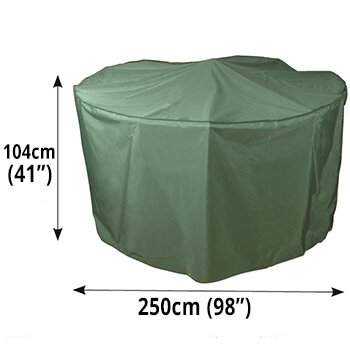 Image of Circular Furniture Cover (6 to 8 Seater) - Bosmere C523
