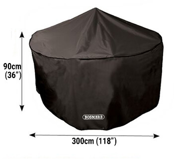Image of Bosmere Protector 6000 Circular Patio Set Cover - 8 Seat