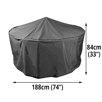 Image of Bosmere Protector 7000 Premier Circular Patio Set Cover - 6 seat