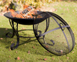 San Diego Black Steel Fire Bowl By La Hacienda