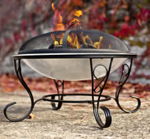 Classic Stainless Steel Fire Bowl