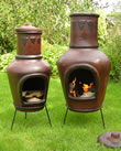 Mexican Clay Chimenea - Campeche