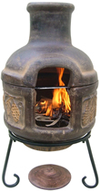 Small Mexican Chimenea Grill - Cozumel Grapes