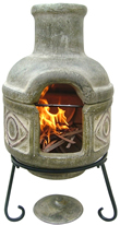 Small Mexican Chimenea Grill - Cozumel Ojo Maya
