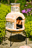 Small Pedro Mexican Clay Chimenea Grill