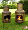 Mexican Clay Chimenea - Veracruz