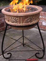 Naguales Clay Fire Bowl And Grill