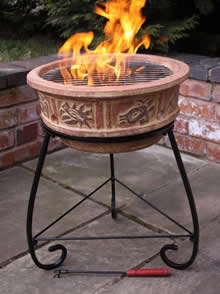 Naguales Clay Fire Bowl And Grill