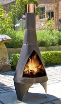 Colorado Bronze Medium Steel Chimenea by La Hacienda