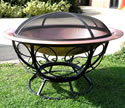 Copper Outdoor Fire Bowl