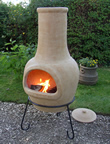 X-Large Clay Garden Chimenea Fireplace - Gordito