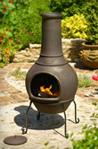 Jumbo Garden Chimenea Fireplace