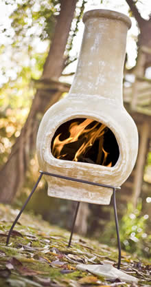 Large Essentials Clay Chimenea