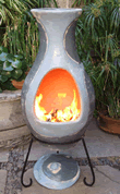 Elements Water Large Mexican Chimenea by Gardeco