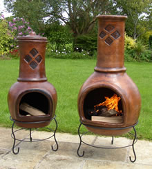 Clay Chiminea