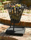 X-Large Round Outdoor Firebasket BBQ
