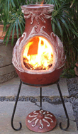 Small Mexican Chimenea - Elements Fire