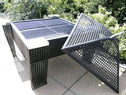 Square Mesh Fire Bowl and Grill