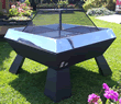 Square Outdoor Fire Bowl and Grill