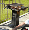 La Hacienda Outdoor Firepit and grill - Square