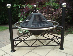 Tripod Outdoor Fire Bowl and Grill