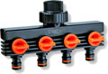 Claber 4 Outlets Tap Connector