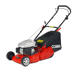 Small Image of Cobra 46cm Petrol Push Mower with Rear Roller - RM46C
