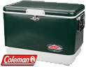 Coleman Cool Box - Green 54QT Steel Belted Cooler