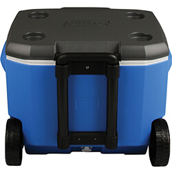 Extra image of Coleman 60QT Performance Wheeled Cool Box in Blue