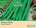 Country Value Scarlet Emperor Runner Bean Seeds