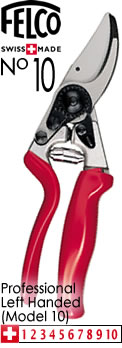 Felco Left Handed Secateurs 10 (Professional L/H) - L562