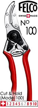 Felco Secateurs 100 (Cut & Hold) - FM100
